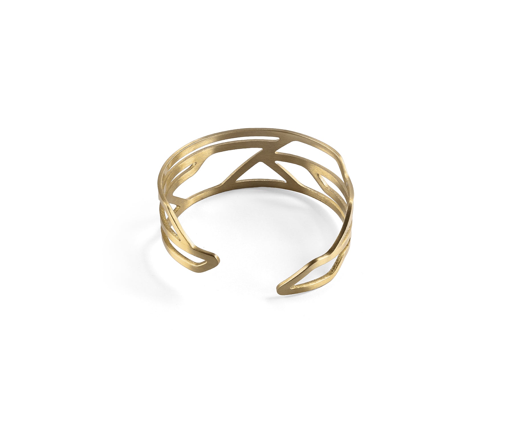 Era Manifold Wrist Cuff Matte Brass