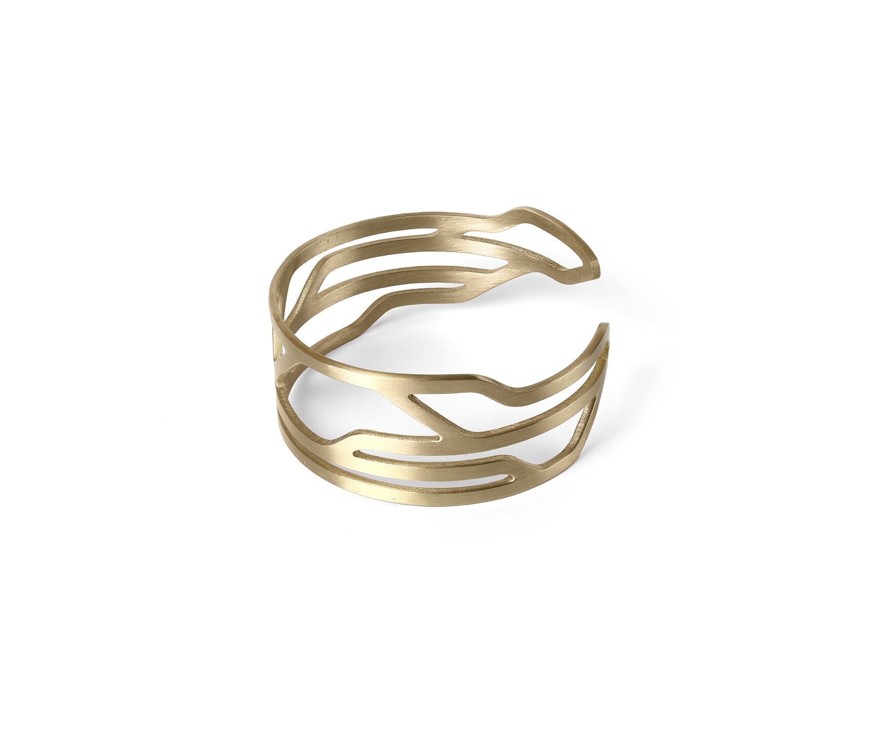 Era Manifold Wrist Cuff Matte Brass