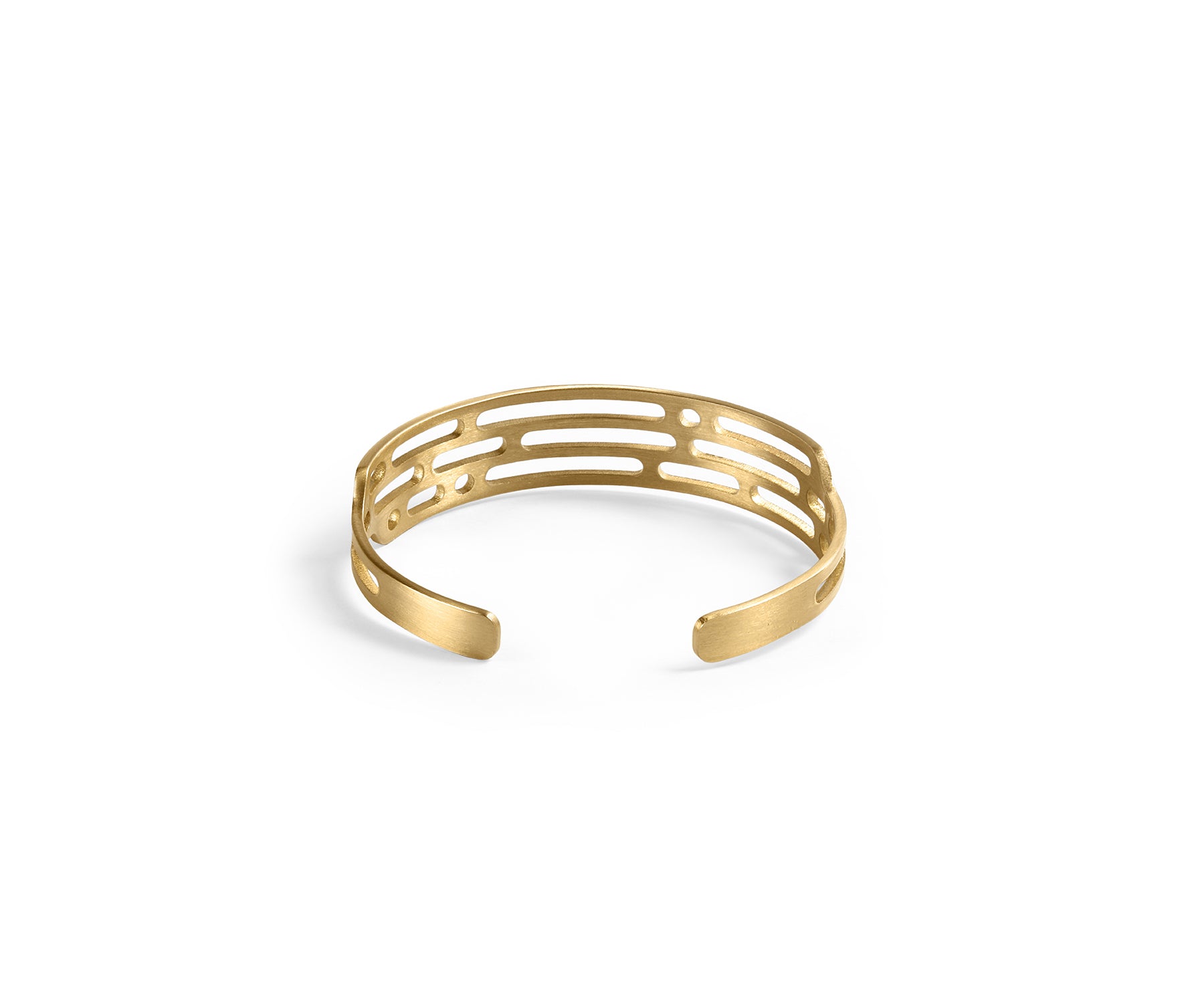 Mito Meld Wrist Cuff Matte Brass