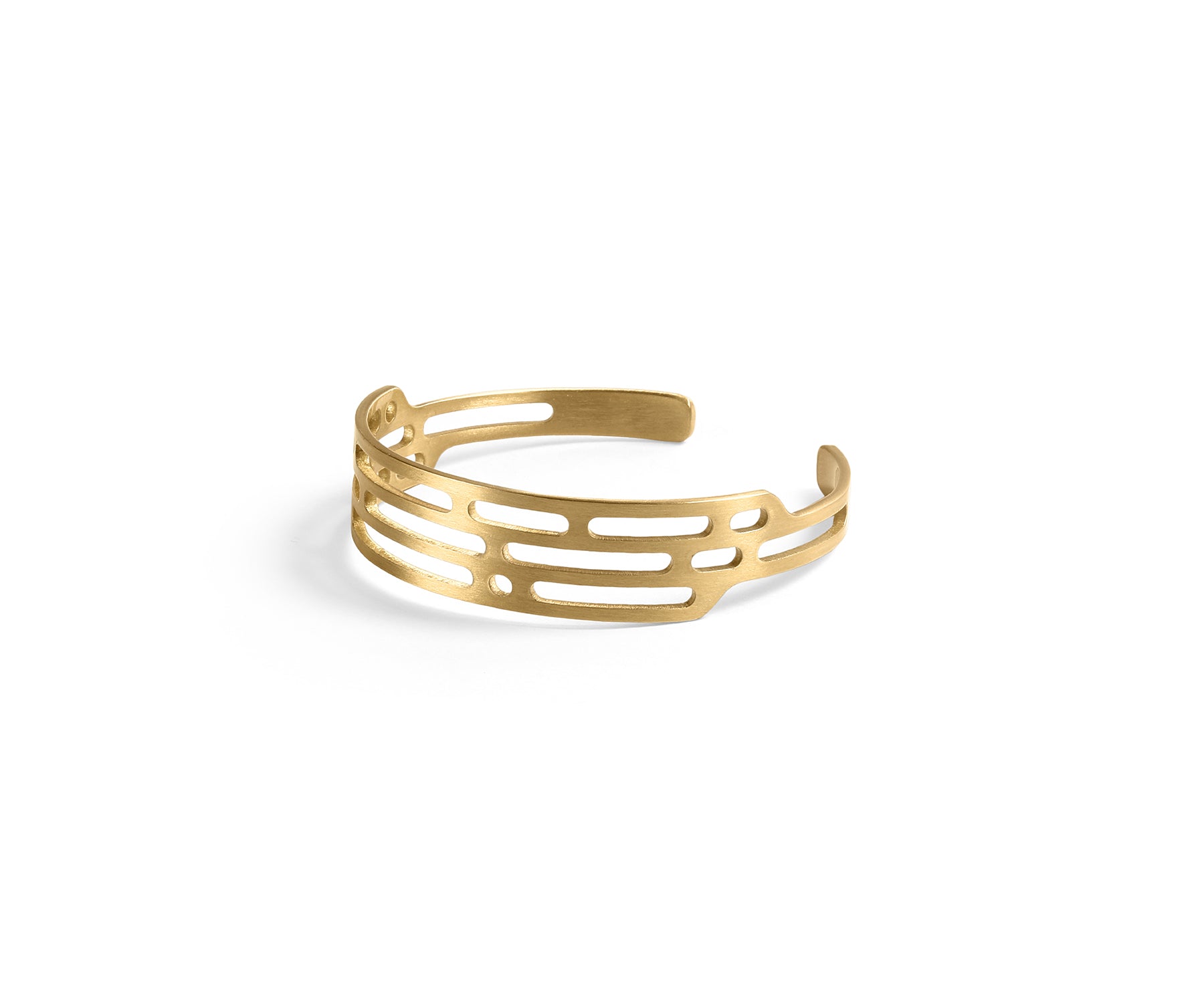 Mito Meld Wrist Cuff Matte Brass