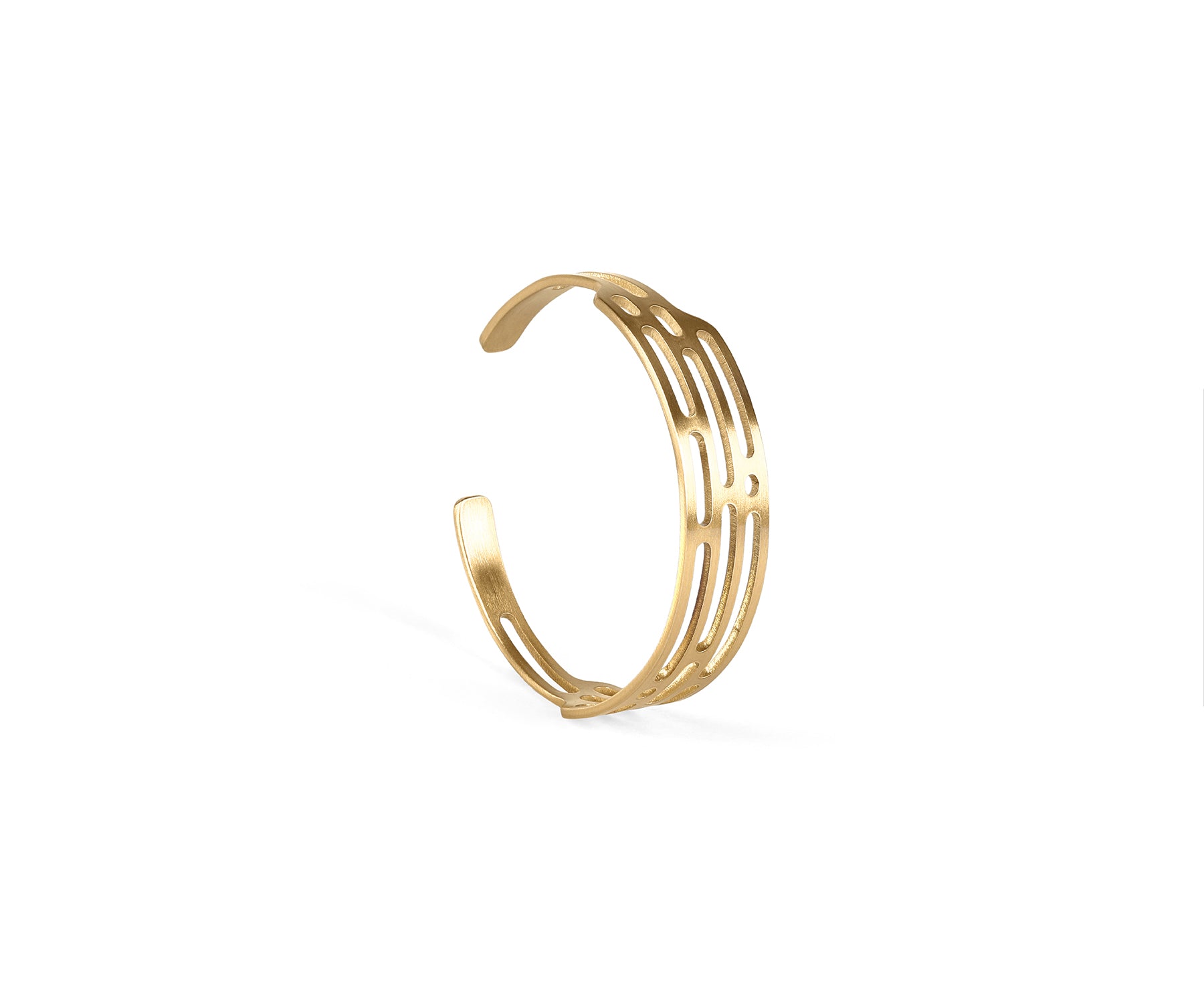 Mito Meld Wrist Cuff Matte Brass