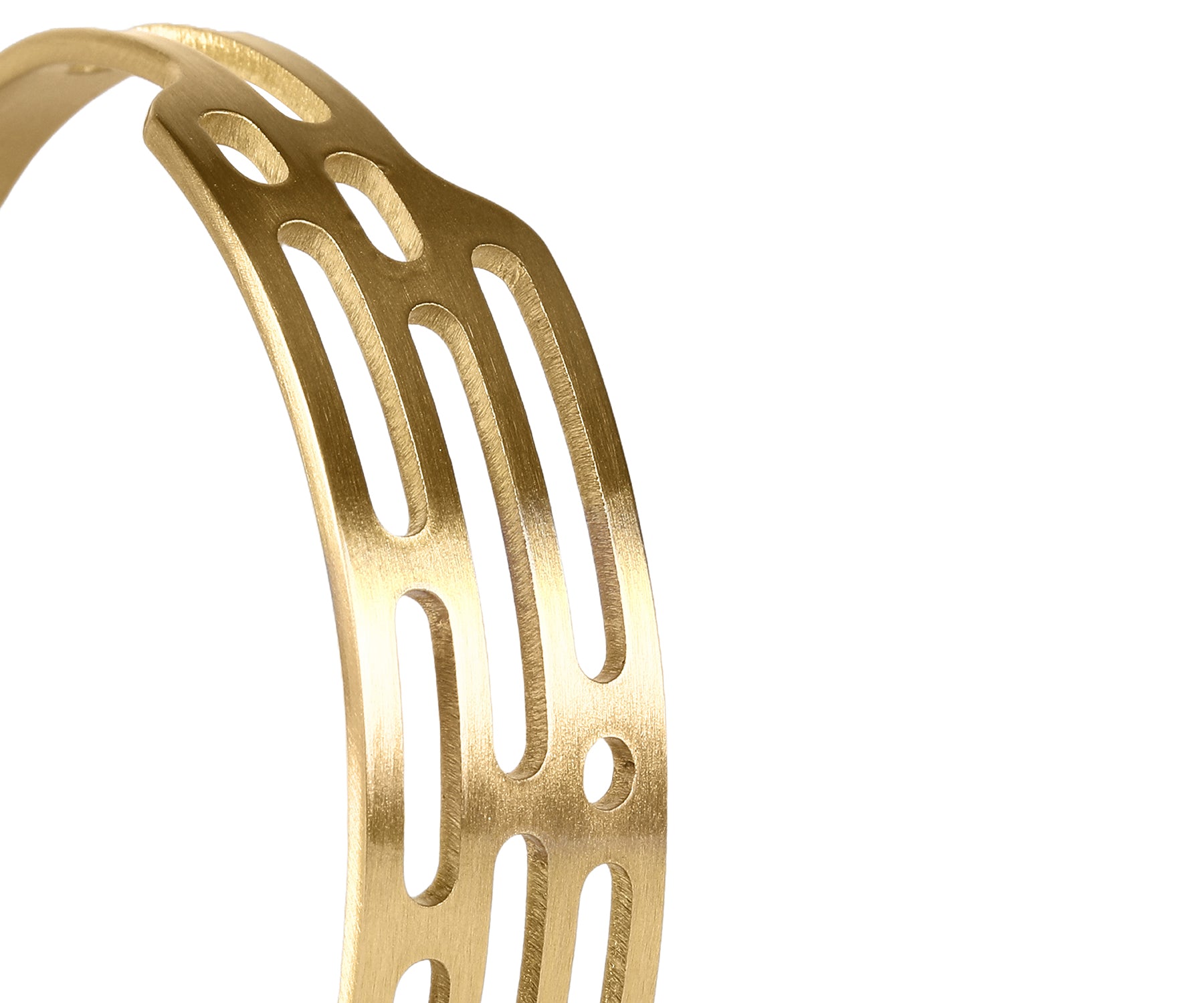 Mito Meld Wrist Cuff Matte Brass