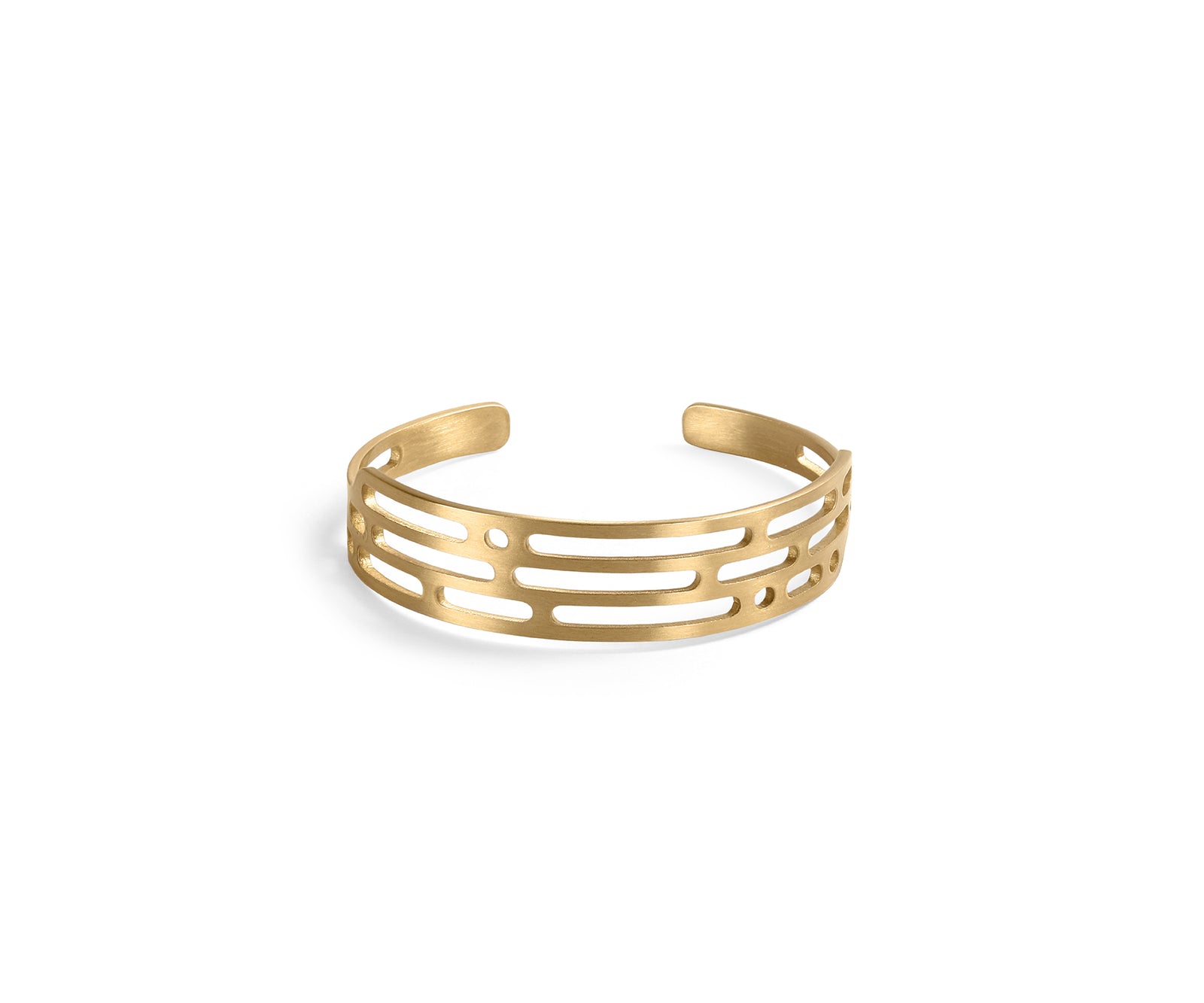 Mito Meld Wrist Cuff Matte Brass