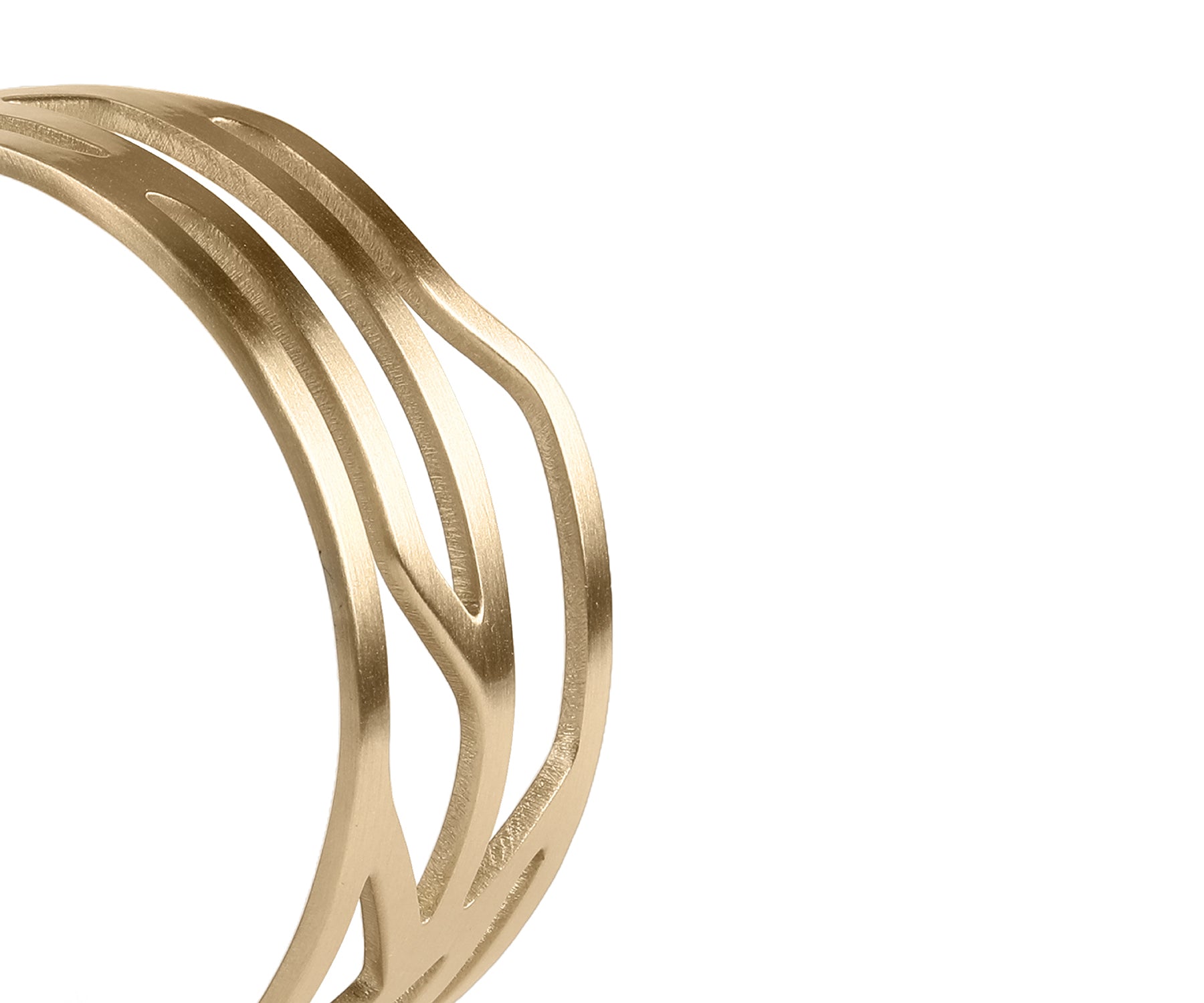 Era Manifold Wrist Cuff Matte Brass