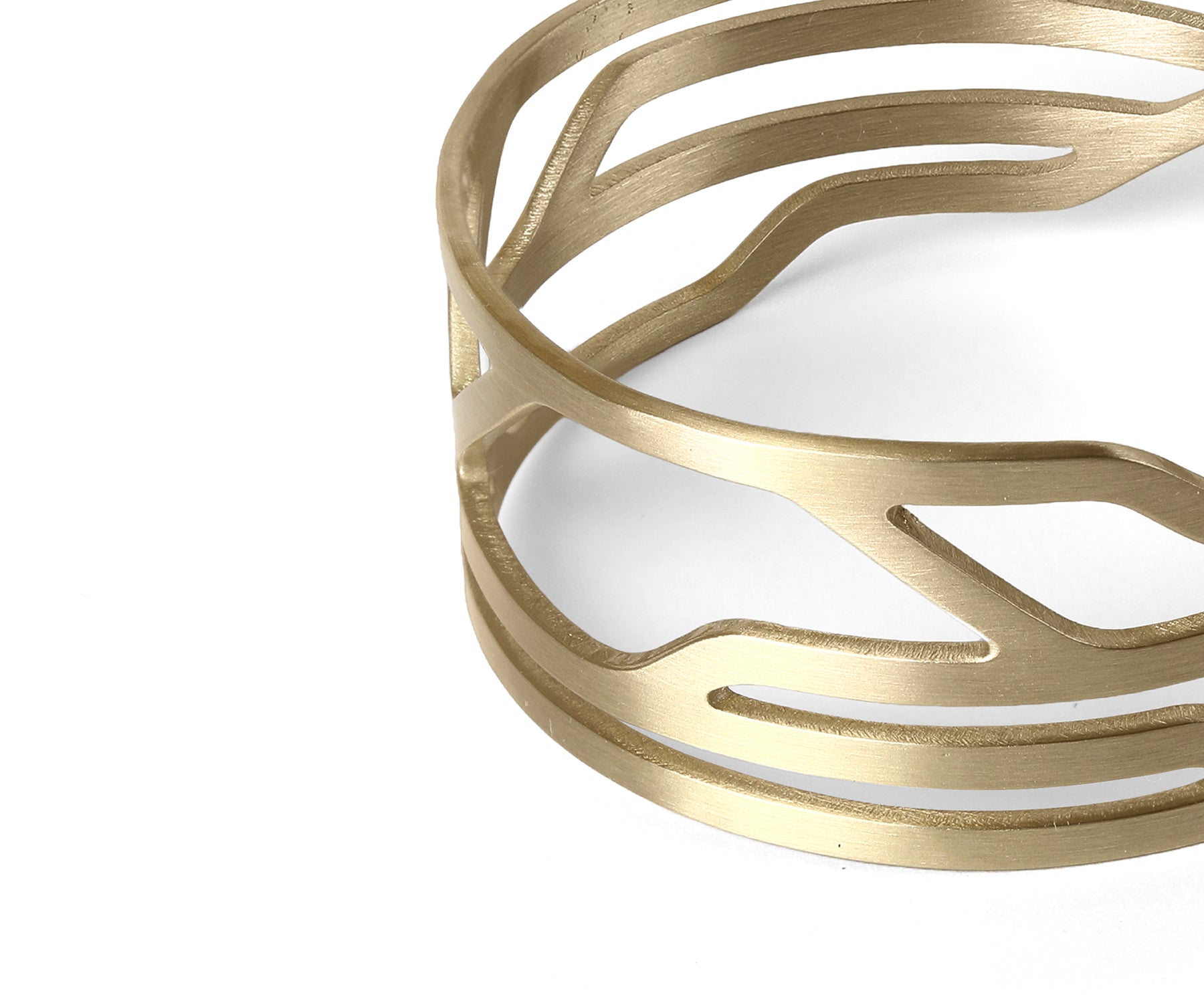 Era Manifold Wrist Cuff Matte Brass