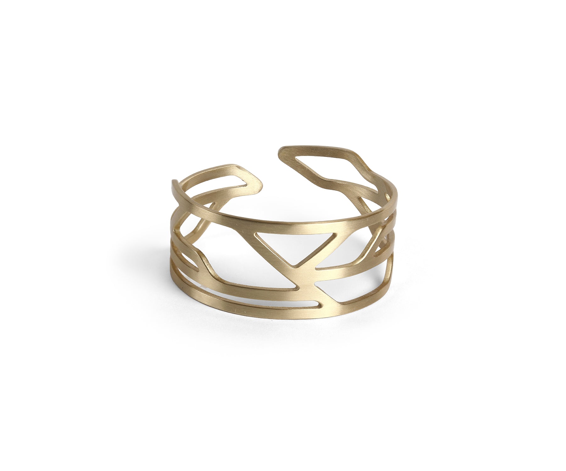 Era Manifold Wrist Cuff Matte Brass