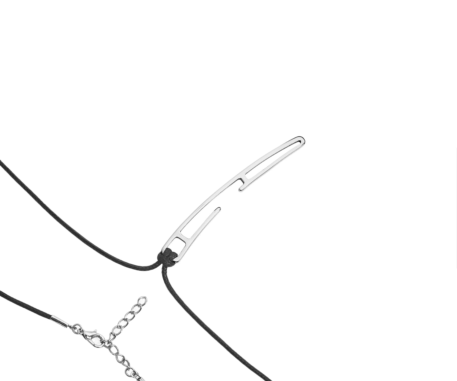 Prey Curve Pendant Polished Steel