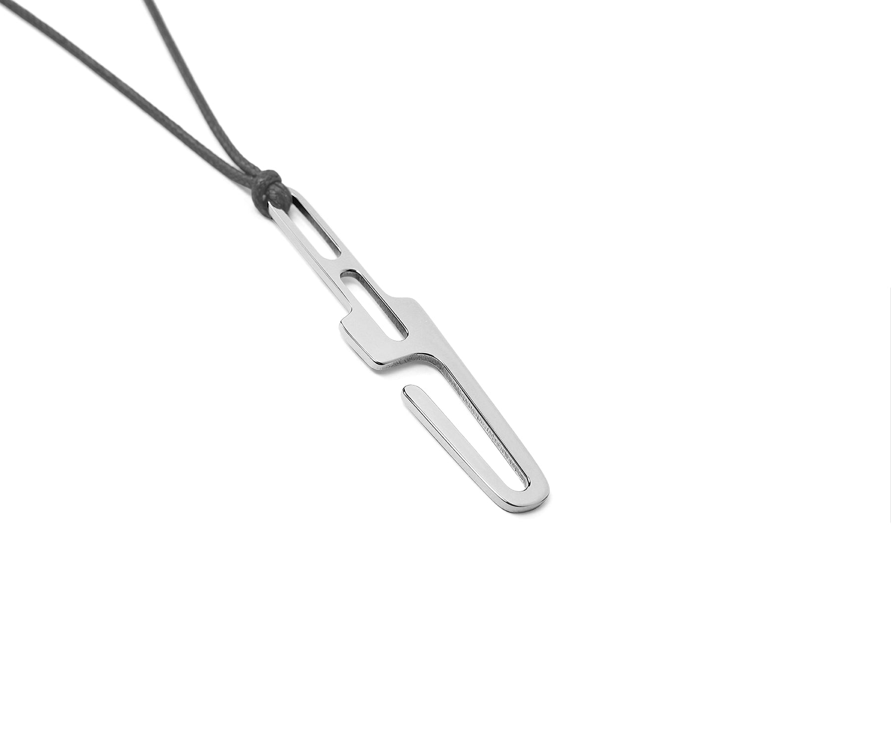 Prey Hook Pendant Polished Steel