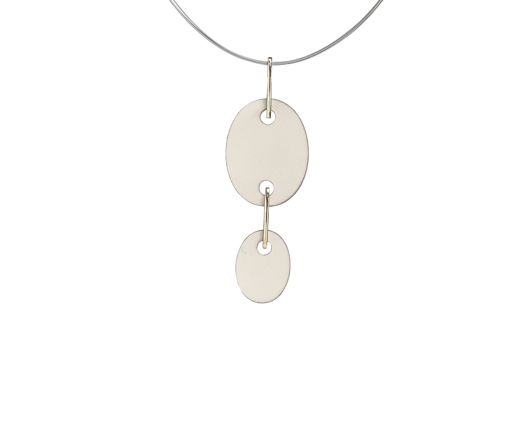 Filia Double Pendant Polished Brass