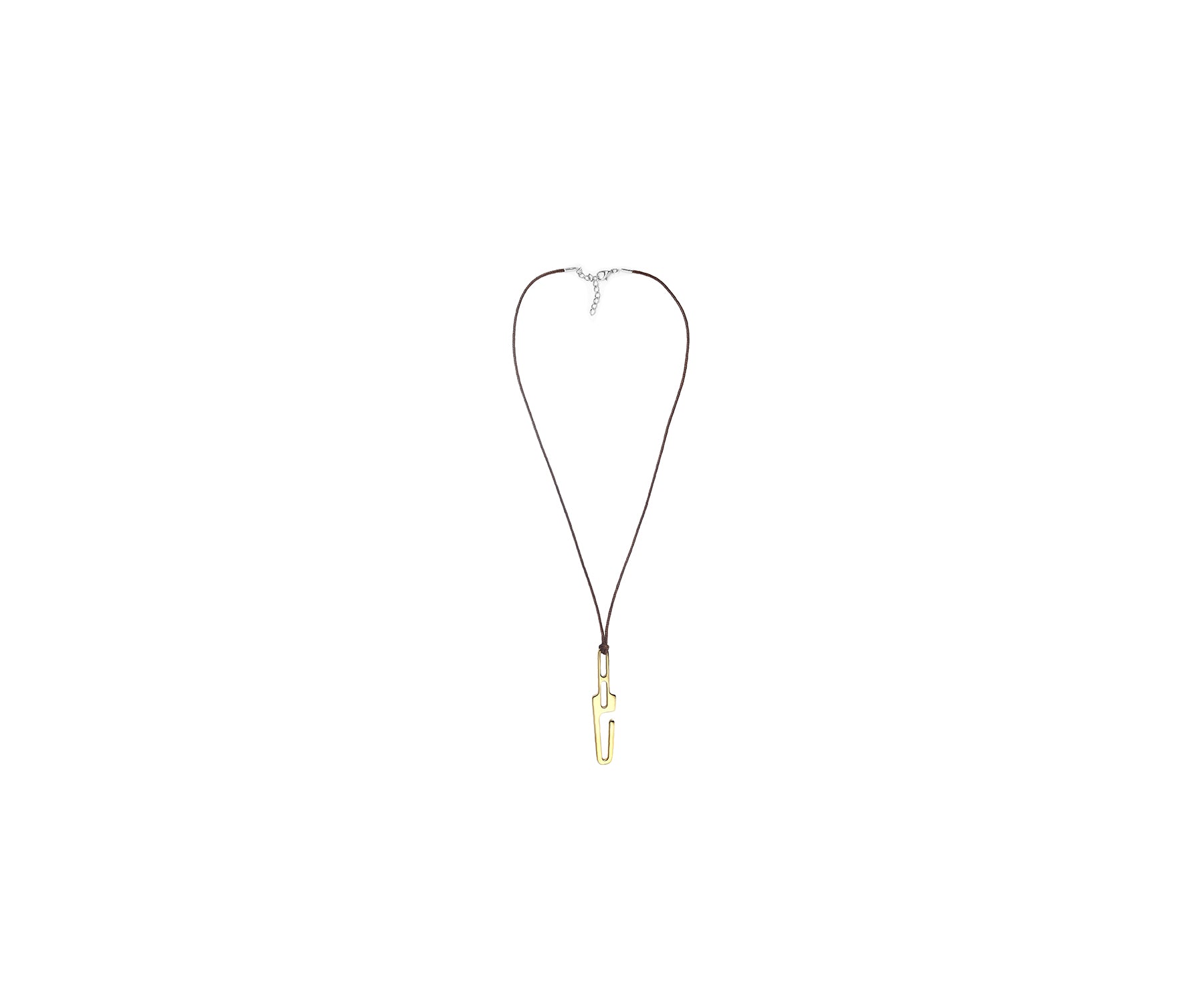 Prey Hook Pendant Polished Brass