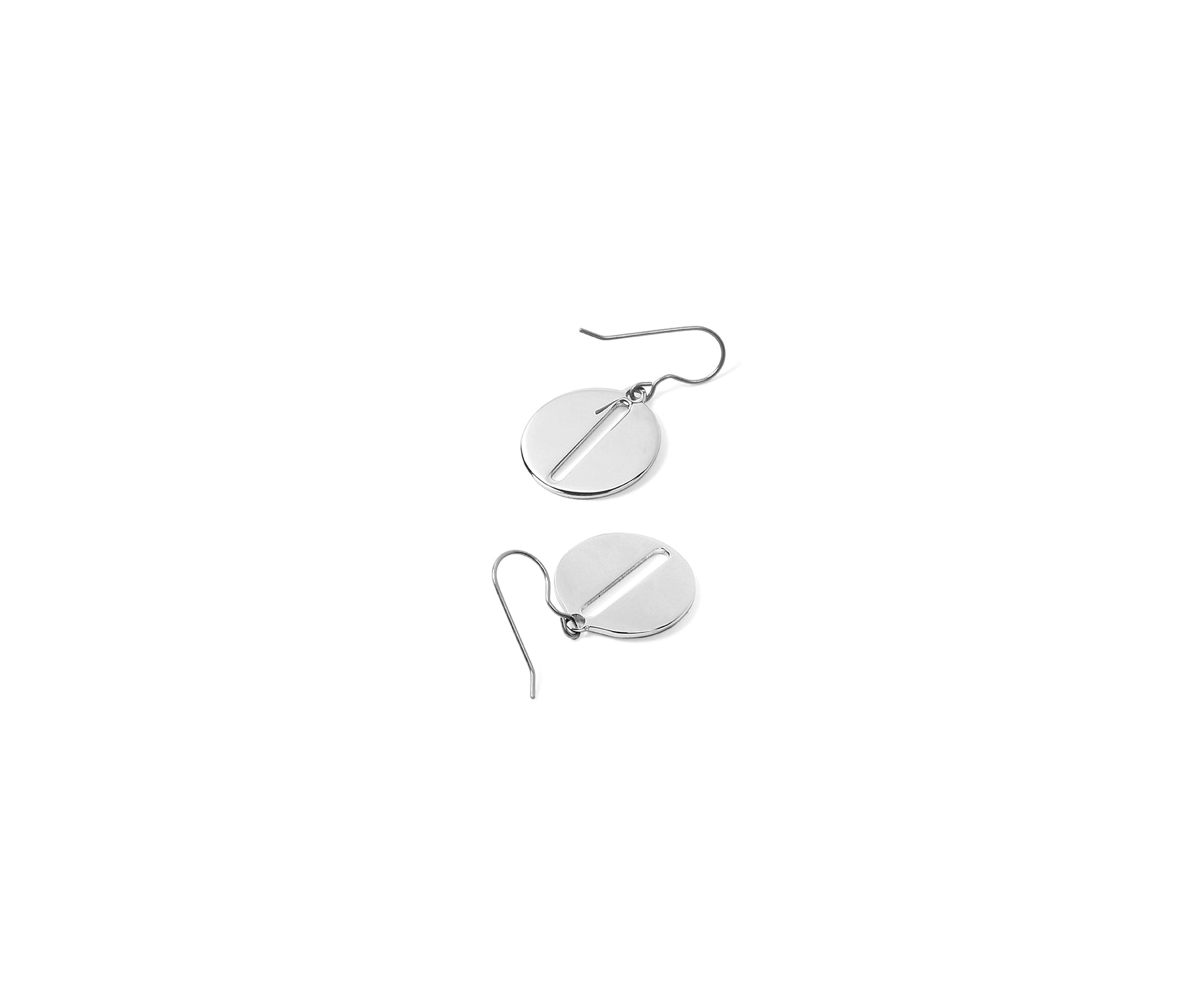 Carta Slice Eartops  Polished Steel