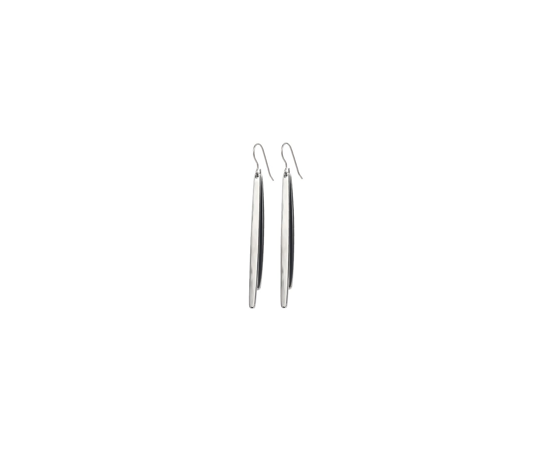 Shimmer Dual Eartops  Polished Steel