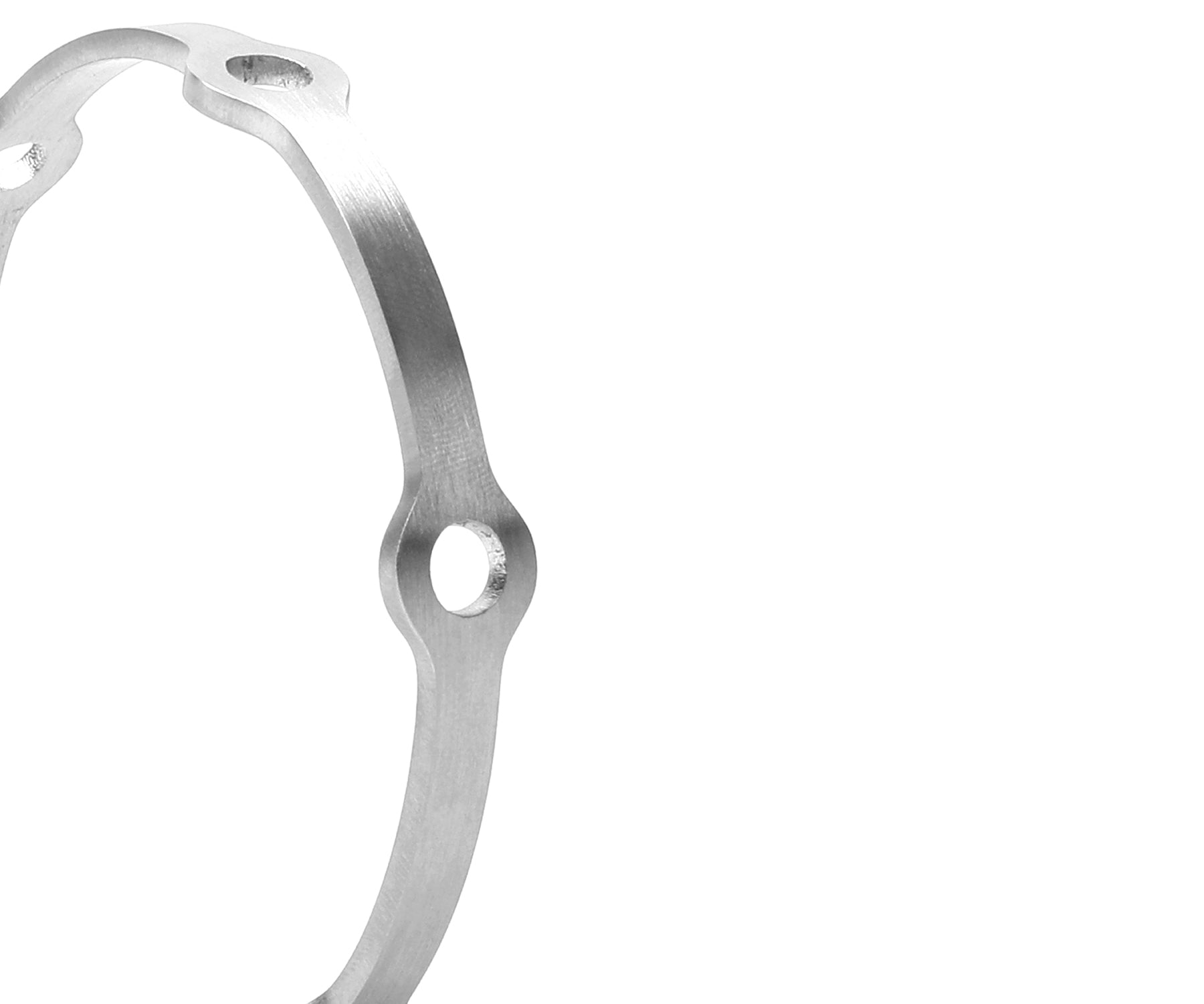 Era Node Wrist Cuff  Matte Steel