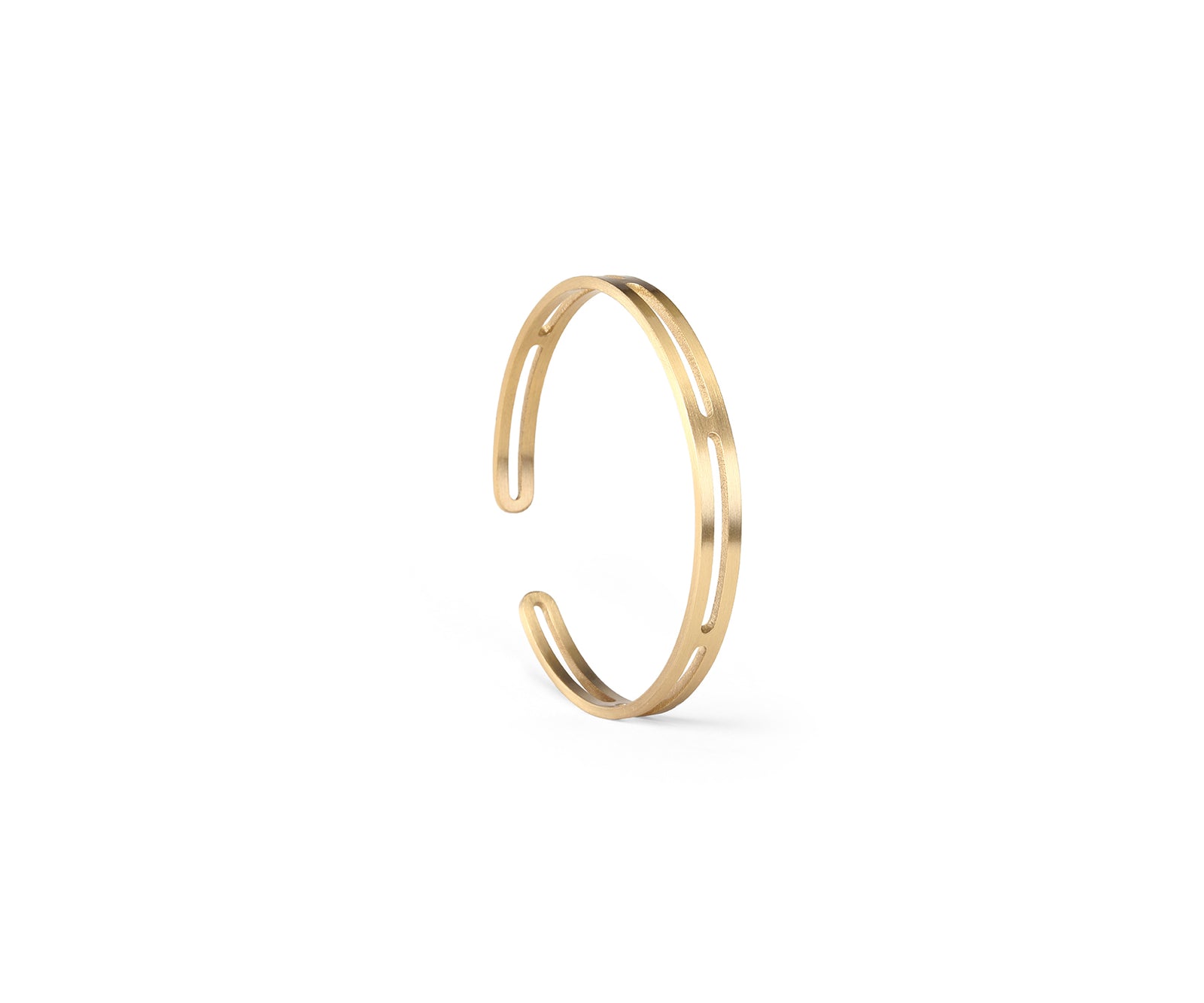 Era Section Wrist Cuff Matte Brass